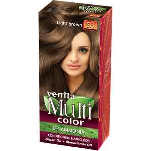 VENITA Conditioning Hair Dye Multi Color - 5.3 Light Brown