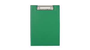 Clipboard Folder A5, PVC, green