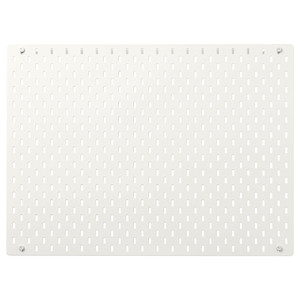 SKÅDIS Pegboard, white, 76x56 cm
