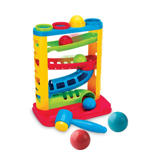 Smily Play Marble Run with Balls & Hammer 12m+