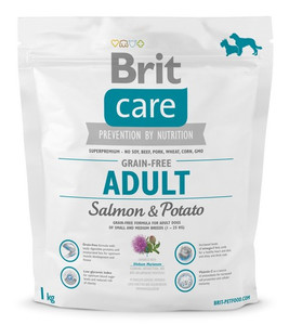 Brit Care Dog Food Grain Free Adult Salmon & Potato 1kg