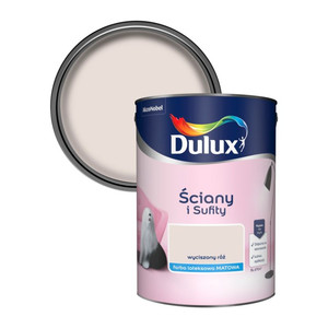 Dulux Walls & Ceilings Matt Latex Paint 5l muted pink