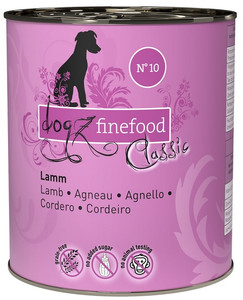 Dogz Finefood N.10 Lamb Wet Food 800g