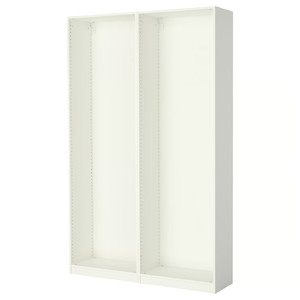 PAX 2 wardrobe frames, white, 150x35x236 cm