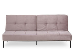 Actona Sofa-Bed Perugia, velvet, pink