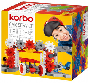 Korbo Construction Blocks Car Service 119 4+