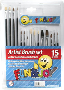 Fun&Joy Artist Brush Set 15pcs