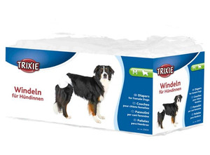 Trixie Diapers for Female Dogs M 12pcs