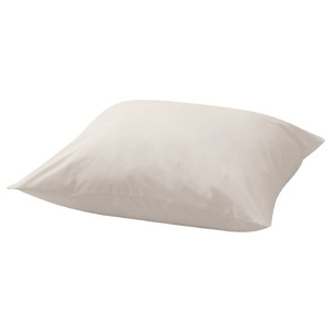 DVALA Pillowcase, beige, 70x80 cm