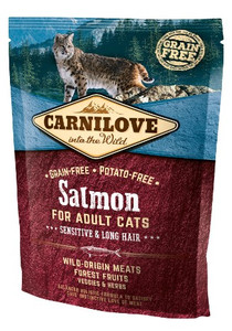 Carnilove Cat Food Salmon Sensitive & Long Hair 400g