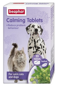 Beaphar Calming Tablets for Dogs & Cats 20 Tablets