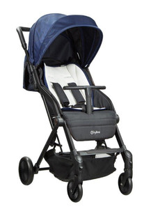 Titanium Baby Stroller Pushchair Hybrid Buggy Cabi S Navy 0-20kg