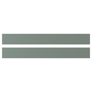 NICKEBO Drawer front, matt grey-green, 80x10 cm