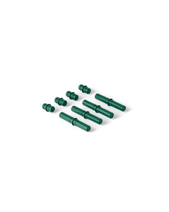 MODU 8 connector pegs, forest green