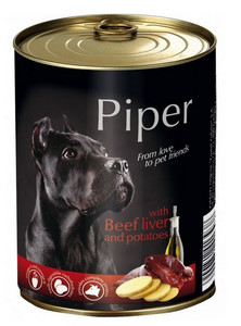 Piper Wet Dog Food with Beef Liver & Potatoes 800g
