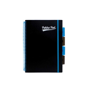 Pukka Pad Spiral Notebook B5 100 Sheets Squared Neon Blue 1pc