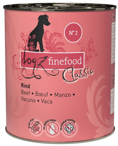 Dogz Finefood N.02 Beef Wet Dog Food 800g
