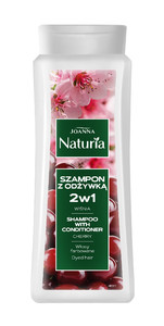 Joanna Naturia Shampoo with Conditioner for Dyed Hair 2in1 Cherry 500ml