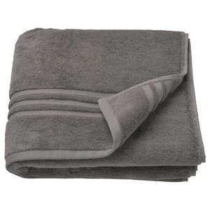BROKGLIM Bath towel, grey, 70x140 cm