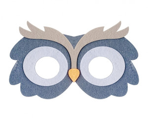 Felt Mask Owl 18x11cm
