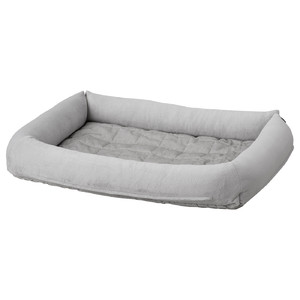 LURVIG Dog bed, light grey, L