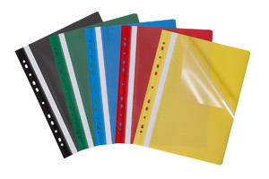 Plastic Report File A4 Evo 25-pack, yellow