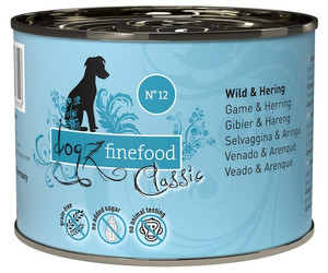 Dogz Finefood N.12 Dog Wet Food Wild & Herring 200g