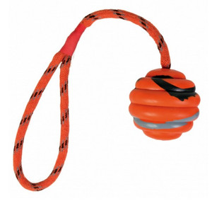 Trixie Wavy Ball on Rope 6cm