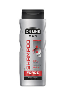 On Line Men Shampoo for Fine Hair Natural & Vegan 400ml