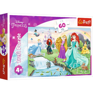 Trefl Children's Puzzle Disney Princess Meet Princesses 60pcs 4+