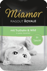 Miamor Ragout Royale Cat Food with Turkey & Venison in Gravy 100g