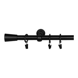 Curtain Rod GoodHome Araxos 19 mm 240 cm, matt black