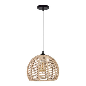 Pendant Lamp Goldlux Otis E27, bamboo