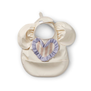 Elodie Details Baby Bib - Oat White, 3m+