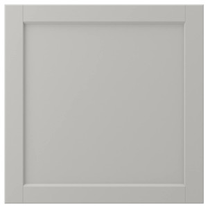 LERHYTTAN Door, light grey, 60x60 cm