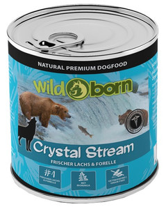 Wildborn Crystal Stream Trout & Salmon Dog Wet Food 800g