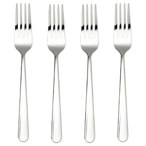 MARTORP Fork, stainless steel, 19 cm, 4 pack