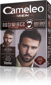 Delia Cosmetics Cameleo Anti Grey Hair Color for Men for Natural Brown Hair
