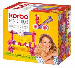 Korbo Construction Blocks Pink 110 4+
