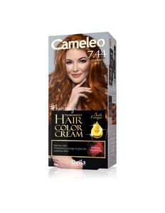 Delia Cosmetics Cameleo HCC Omega+ Permanent Hair Dye No. 7.44 Copper Red