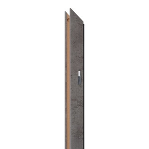 Adjustable Door Frame Jamb 140-180 mm, left, dark concrete