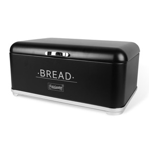 Feel Maestro Modern Stainless Steel Roll-Top Bread Bin MR-1677-AR-BL