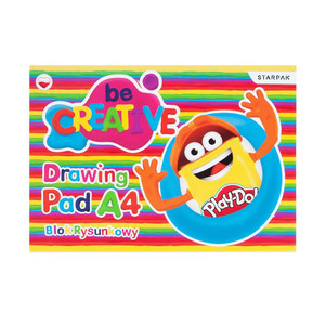 Drawing Pad Sketch Book A4 20 White Sheets 20pcs Play-Doh