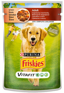 Friskies Dog Adult Lamb & Carrot in Gravy Wet Food 100g