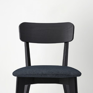 LISABO Chair, black/Tallmyra black/grey