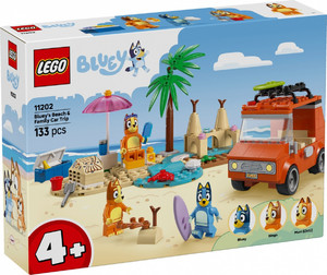 LEGO Bluey's Beach & Family Car Trip 4+