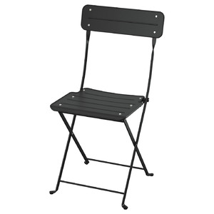 SUNDSÖ Folding chair, anthracite outdoor