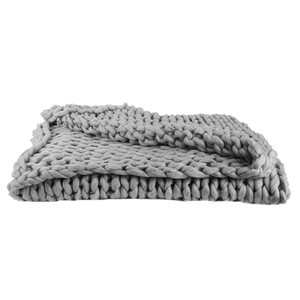 Blanket Chunky, thick, grey