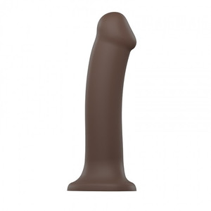 Strap-on-me Silicone Bendable Dildo Double Density Chocolate XL