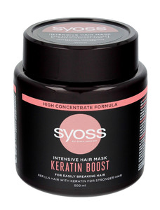 Syoss Keratin Boost Intensive Hair Mask for Brittle Hair 500ml